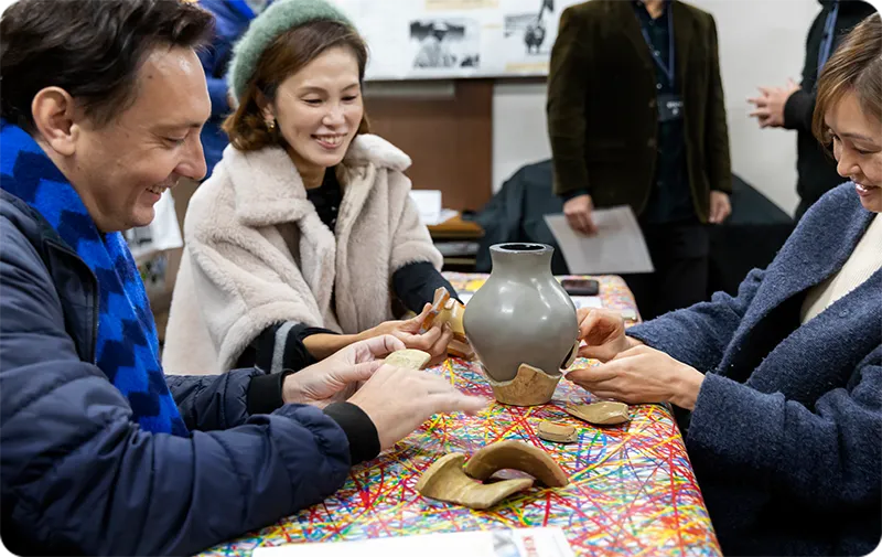 倉敷考古館「OLD is NEW」プログラム（土器パズル）